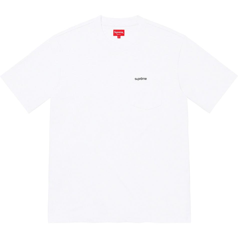 Suéteres Supreme S/S Pocket Tee Blancas | Supreme 307OR